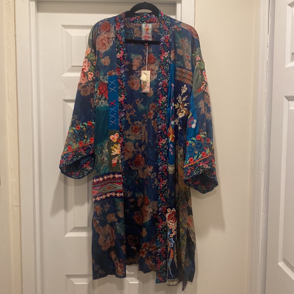 Johnny Was Silk kimono